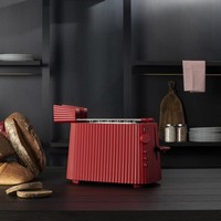 photo plissè - toaster in thermoplastic resin - 850 w - red 2